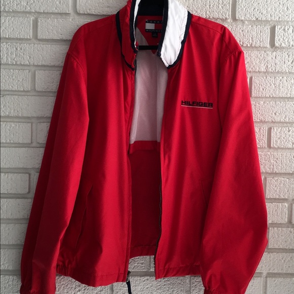 Vintage Tommy Hilfiger Jacket Coat Color Block - Picture 4 of 8